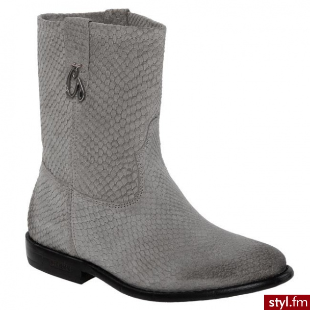 Guess Botki FL3VANLEP10 Grey Szary (Grey) - Botki Buty Moda