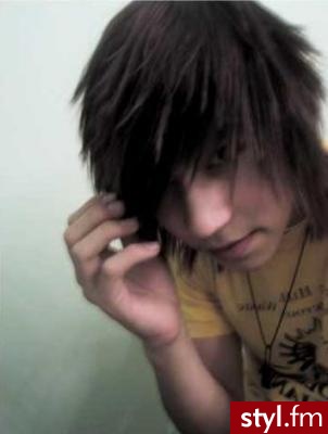 EMO Alternatywne Średnie Fryzury