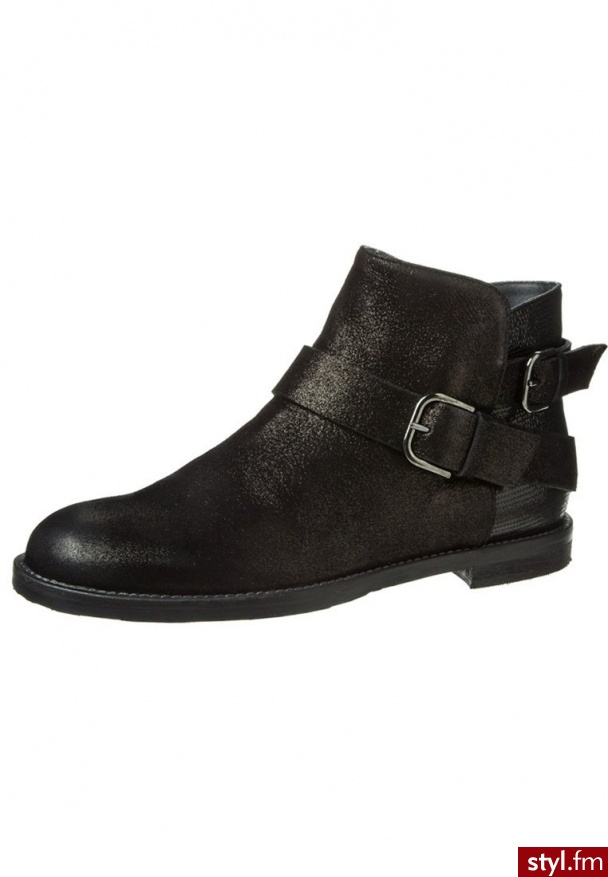 Carma Shoes Botki kowbojki i motocyklowe czarny (12999) - Pozostałe Buty Moda