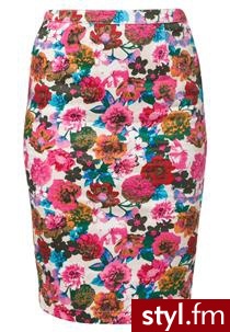 Louche LARUE Spódnica ołówkowa różowy (LARUE FLOWER) - Pozostałe Spódnice Moda
