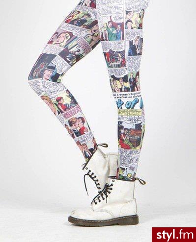Leginsy Spodnie Moda