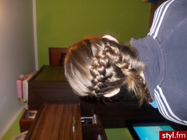 Blond Warkocze Proste Na co dzień Długie Fryzury