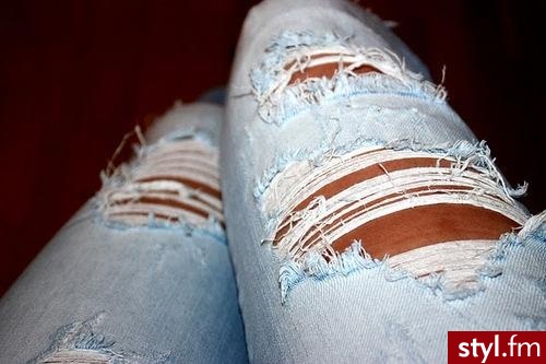 Jeansy Spodnie Moda
