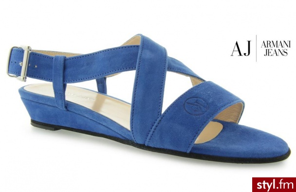 Armani Jeans T5522 XB 80 Blue - Koturny Buty Moda