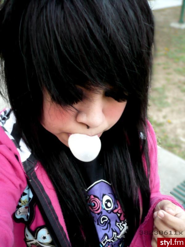 EMO Alternatywne Średnie Fryzury