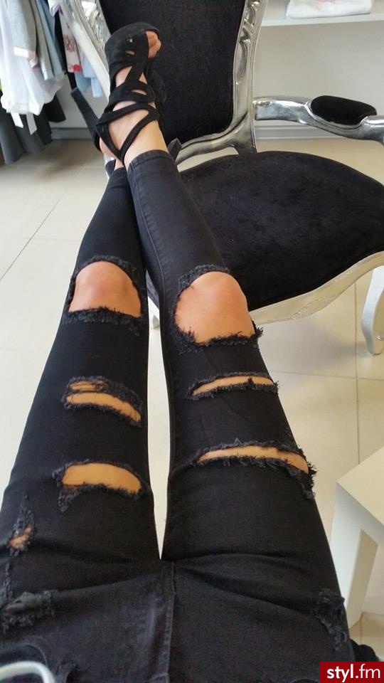 Jeansy Spodnie Moda