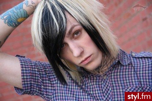 EMO Alternatywne Średnie Fryzury