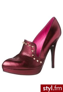 Buffalo Szpilki czerwony (10951-229 black) - Szpilki Buty Moda