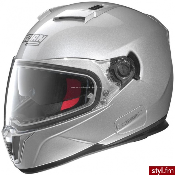Nolan N86 Classic N-COM Silver Platinum - Pozostałe Buty Moda