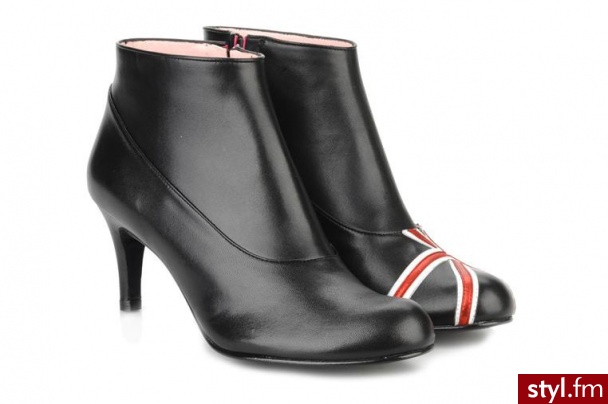 Annabel Winship PÓŁBUTY I BOTKI FONFONCE BY ANNABEL WINSHIP (Czarny) - Botki Buty Moda