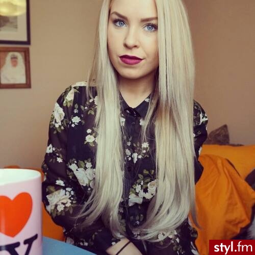 Blond Rozpuszczone Proste Na co dzień Długie Fryzury