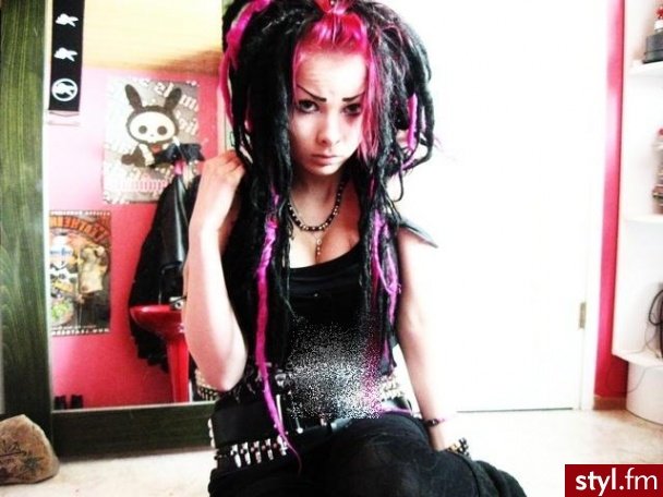 Punk Rock Alternatywne Średnie Fryzury