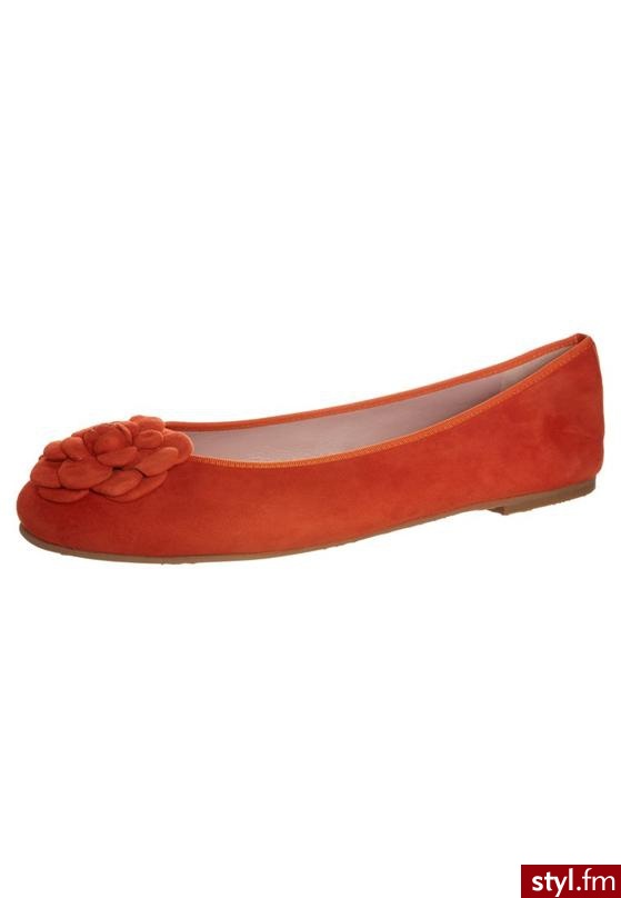Pretty Ballerinas ANGELIS Baleriny czerwony - Balerinki Buty Moda