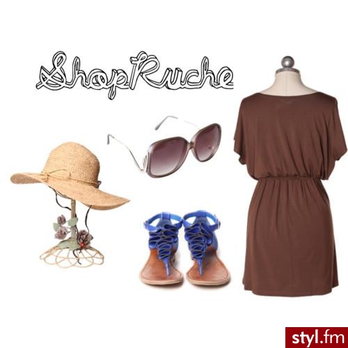 Brown. Romantyczna stylizacja ze sklepu Ruche - Misz-masz
