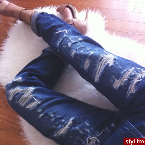 Jeansy Spodnie Moda