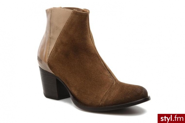 Diesel PÓŁBUTY I BOTKI BEATLY BY DIESEL (Brązowy) - Botki Buty Moda