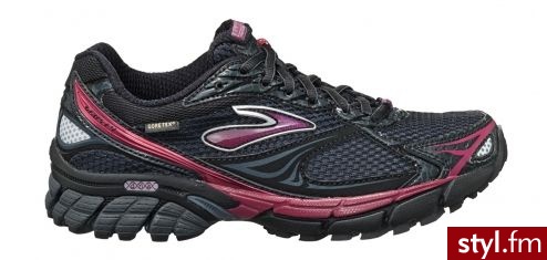 Brooks Damskie Buty Ghost Gtx 1200971B636 CZARNY SPORTOWE - Sportowe Buty Moda