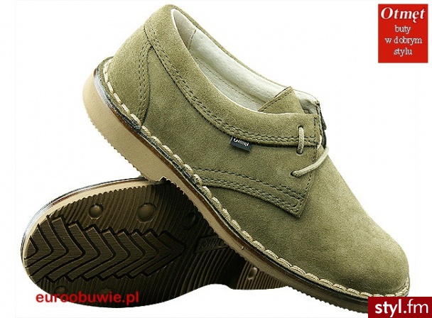 OTMĘT Obuwie Casual Półbuty OT-486-AP-M zielone / Oliwka - Półbuty Buty Moda