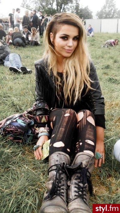 Blond Rozpuszczone Proste Na co dzień Długie Fryzury