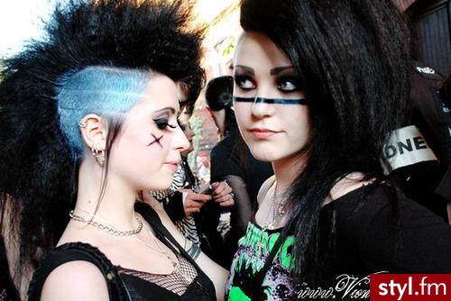 Punk Rock Alternatywne Średnie Fryzury