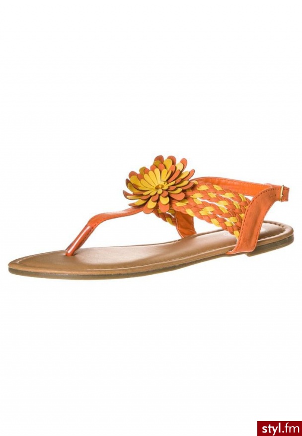 Cassis côte dazur SAEL Japonki pomarańczowy - Klapki Buty Moda