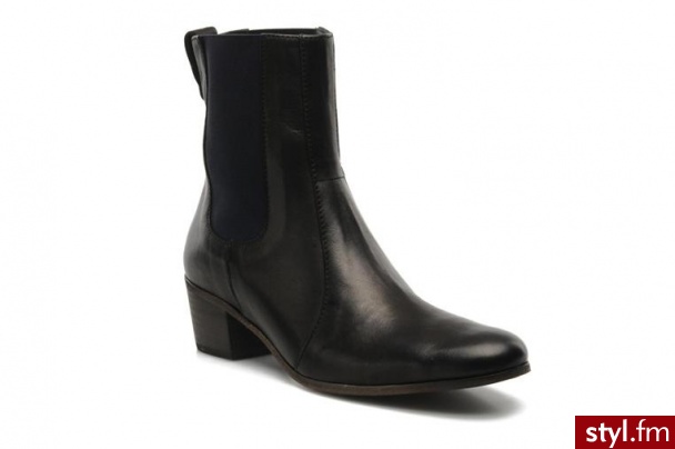 Swildens PÓŁBUTY I BOTKI HALL BY SWILDENS (Czarny) - Botki Buty Moda