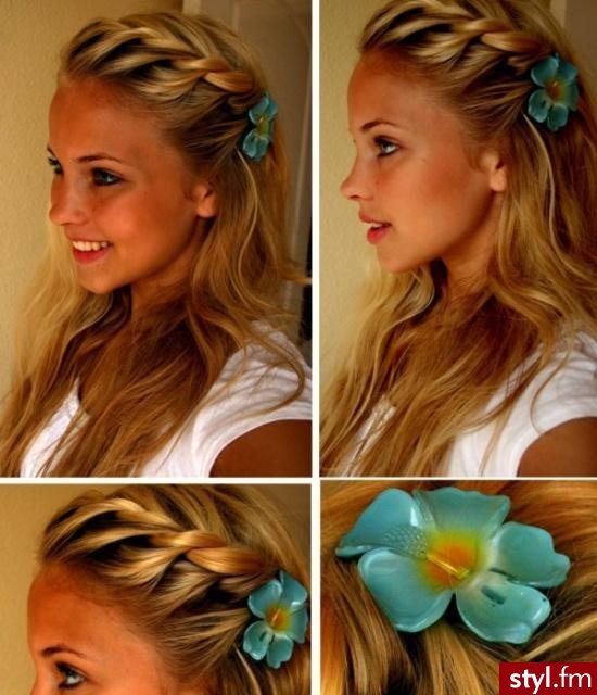 Blond Dredy Alternatywne Długie Fryzury