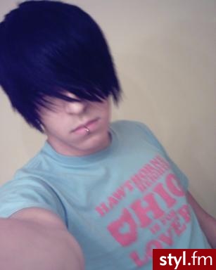 EMO Alternatywne Średnie Fryzury