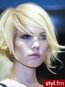 Blond Rozpuszczone Proste Na co dzień Krótkie Fryzury
