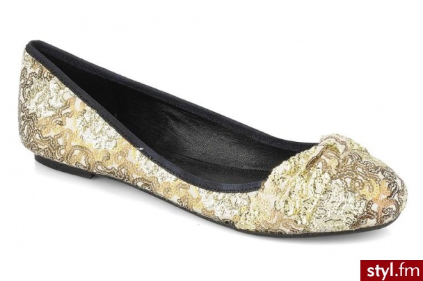 Antik Batik BALERINKI LUPIAK 1BAL BY ANTIK BATIK (złoty) - Balerinki Buty Moda