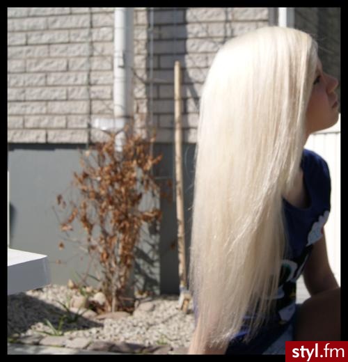 Blond Rozpuszczone Proste Na co dzień Długie Fryzury