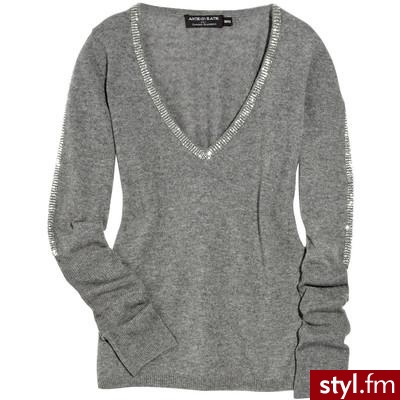 Antik Batik Mela beaded cashmere sweater - Polyvore. Pobrano ze strony: http://www.polyvore.com/antik_batik_mela_beaded_cashmere/thing?id=20494209 - Pozostałe Ciuchy Moda