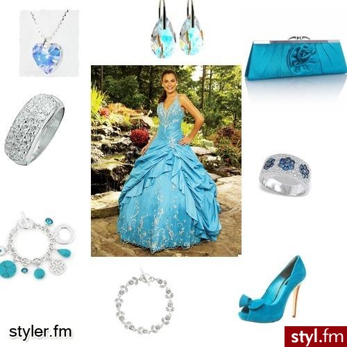 studniówka. to teraz pójdziemy na studniówkę w niebieskiej suknii;** - Styler