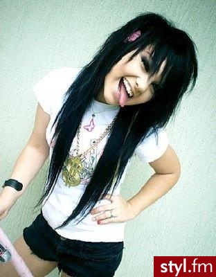EMO Alternatywne Średnie Fryzury