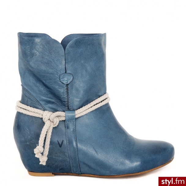 Venezia BOTKI NA KOTURNIE 940 TAL MARE - Botki Buty Moda