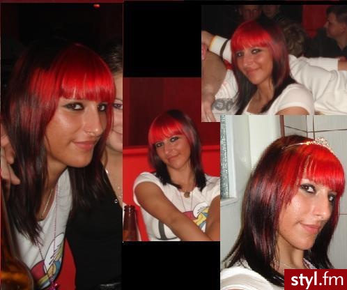 EMO Alternatywne Średnie Fryzury
