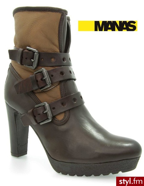 Manas BOTKI DAVI MORO - Botki Buty Moda