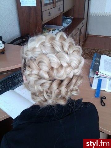 Blond Warkocze Proste Na co dzień Długie Fryzury