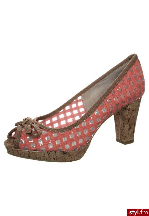 CAFèNOIR Szpilki Peep Toe kolorowy - Szpilki Buty Moda