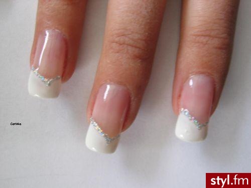 Autor: carinka Elegancki french. Autor: <b>carinka</b><br /> - Paznokcie