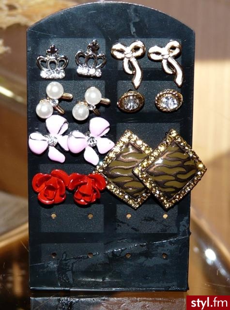 Kolczyki Biżuteria Moda