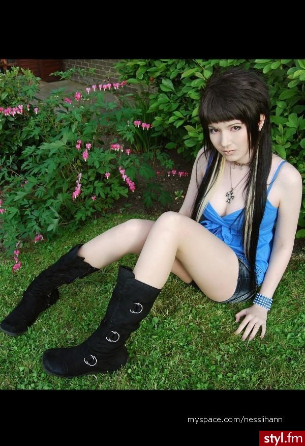 EMO Alternatywne Średnie Fryzury