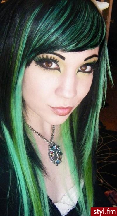 Punk Rock Alternatywne Średnie Fryzury