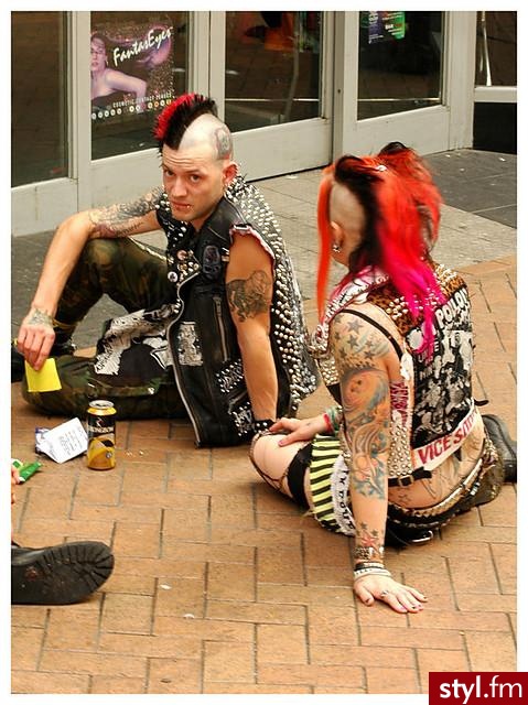 Punk Rock Alternatywne Średnie Fryzury