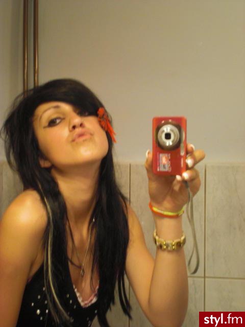 EMO Alternatywne Średnie Fryzury