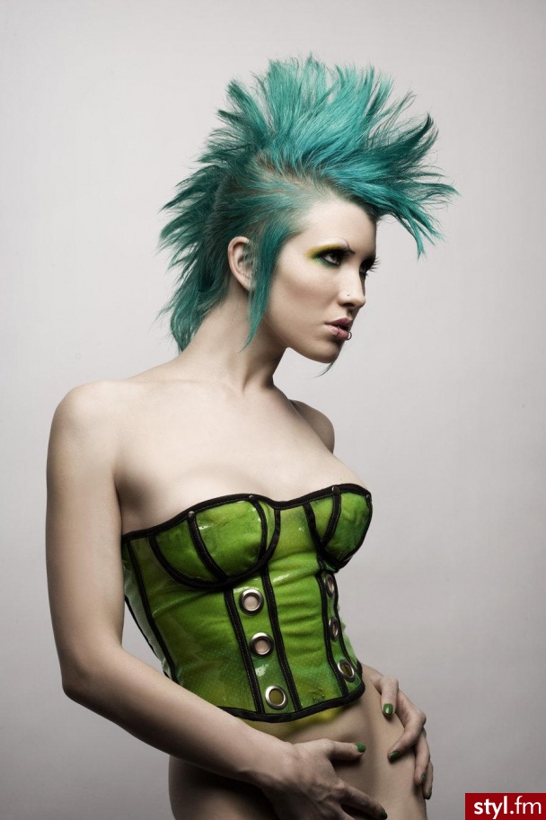 Punk Rock Alternatywne Średnie Fryzury