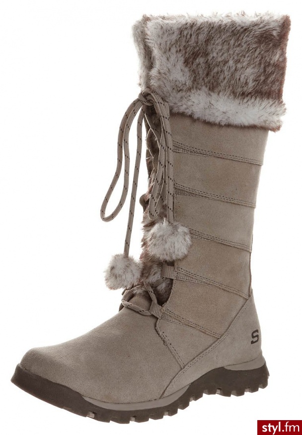 Skechers GRAND JAMS Śniegowce beżowy - Pozostałe Buty Moda