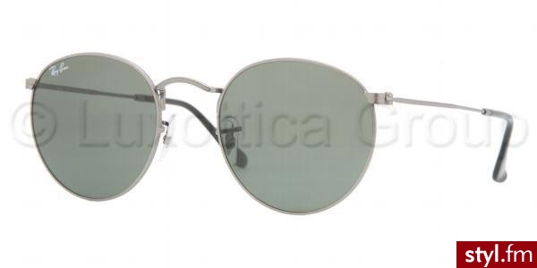 RAY BAN okulary przeciwsłoneczne ROUND METAL 3447 029 M,L - Okulary Dodatki Moda
