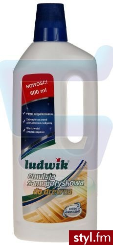 Ludwik Emulsja Samopołyskowa 600ml do Drewna - Emu Buty Moda