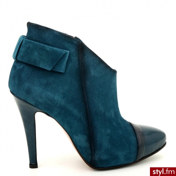 Venezia BOTKI NA PLATFORMIE 7915 Z+V SMER - Botki Buty Moda
